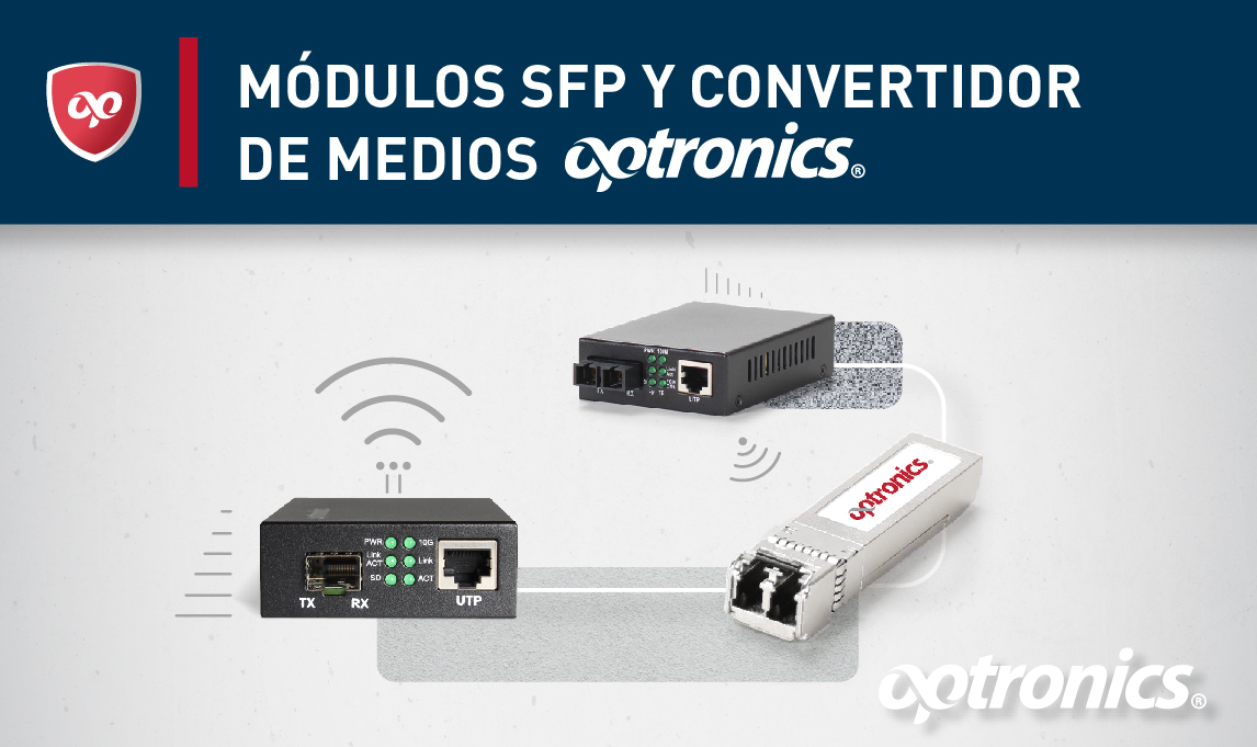 SFP y convertidores de medios