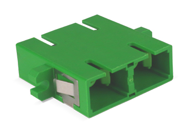Acoplador SC/APC Monomodo Dúplex Color Verde