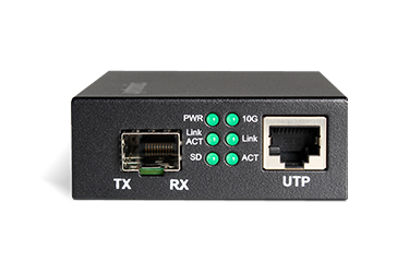 Convertidor de Medios SFP 10 Gigabit Ethernet 