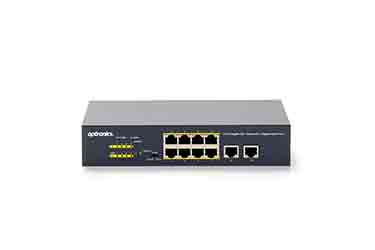 Switch Gigabit Ethernet 8 Puertos PoE + 2 Puertos Uplink