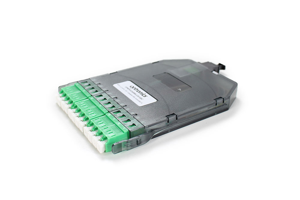 Cassete Slim MPO/M-LC/APC Monomodo 12 puertos Polaridad A