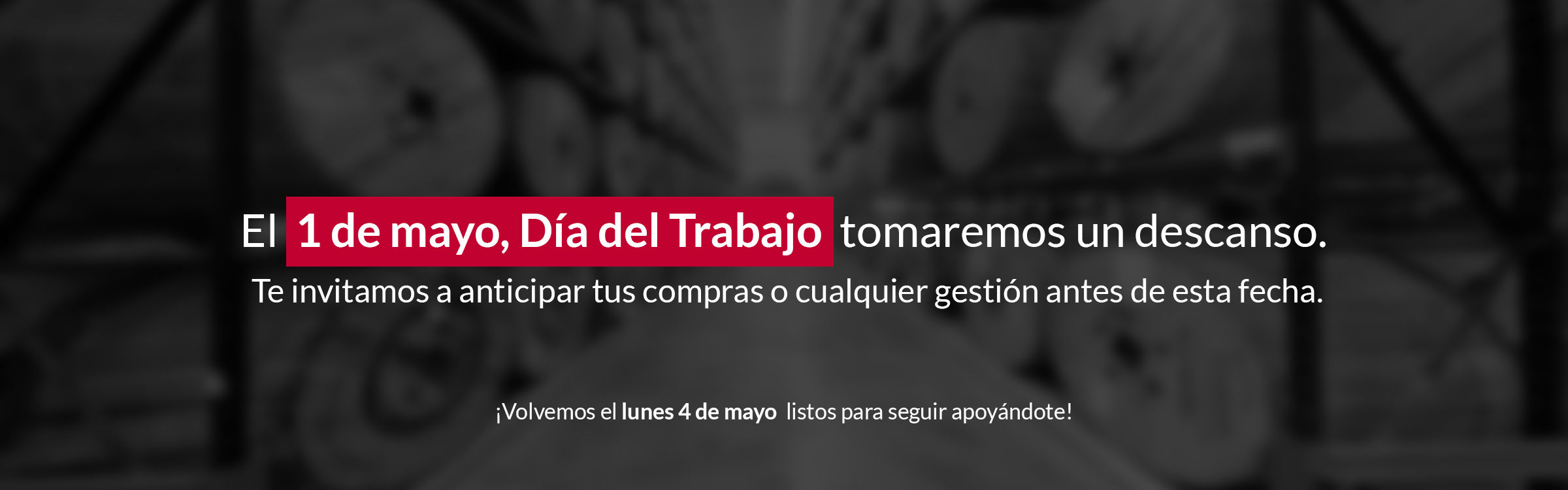 1 de mayo, día del trabajo