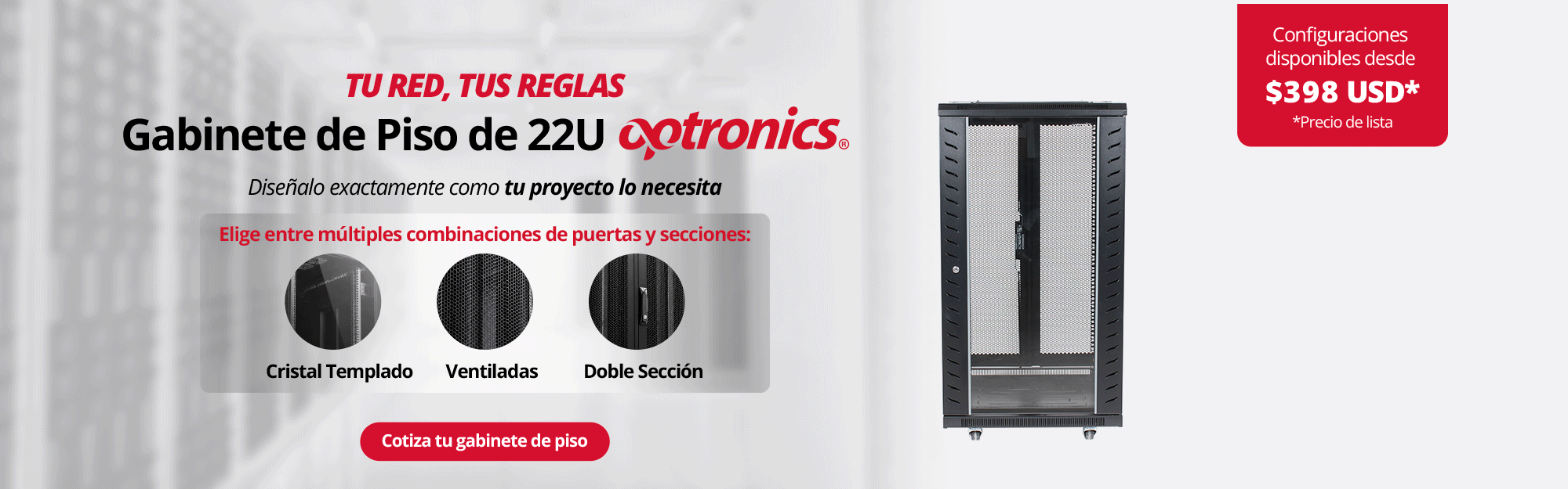 Gabinetes de piso 22 unidades