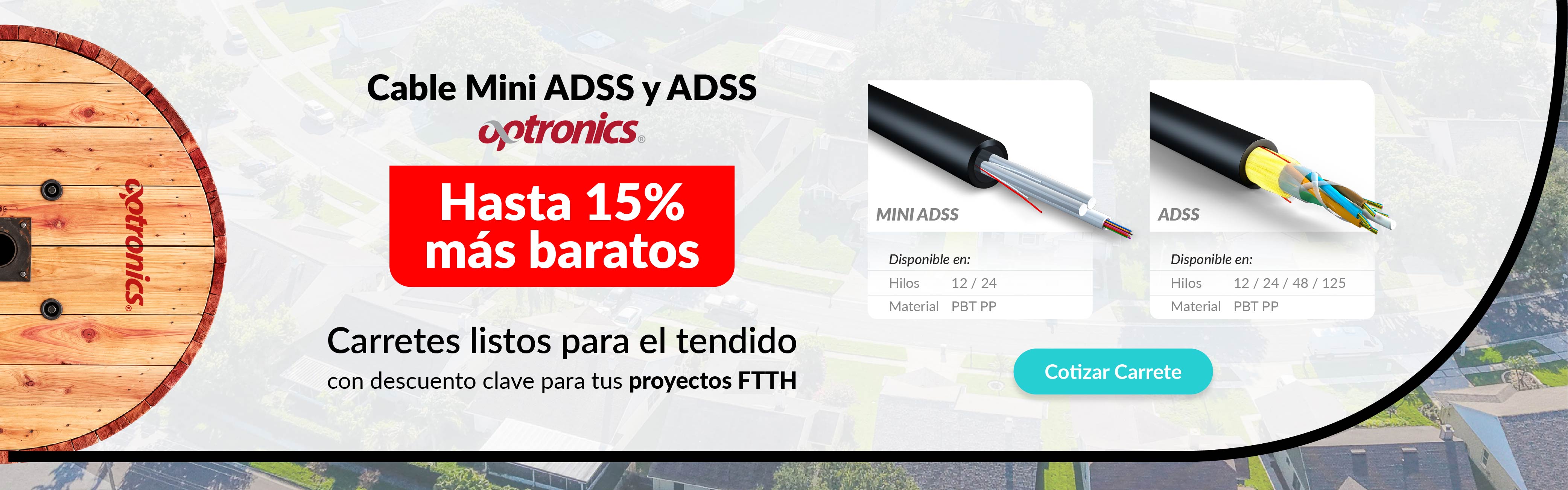 15% cable mini adss y adss